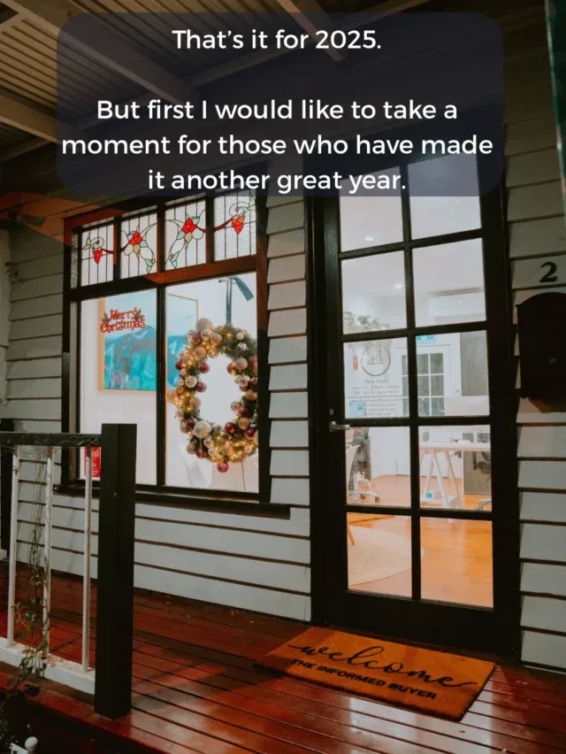 Festive season message from The Informed Buyer
